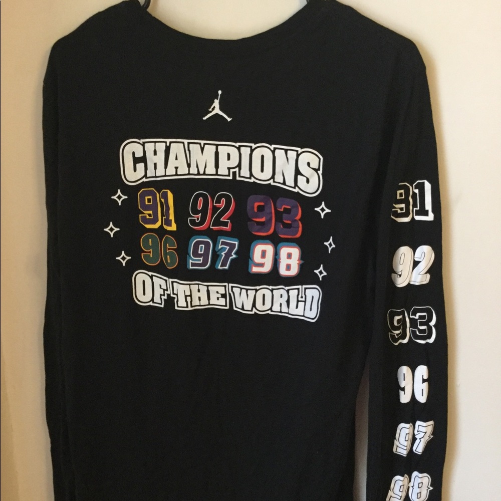 JORDAN CHAMPIONS OF THE WORLD Vintage UNSX Sweater - Picture 7 of 8